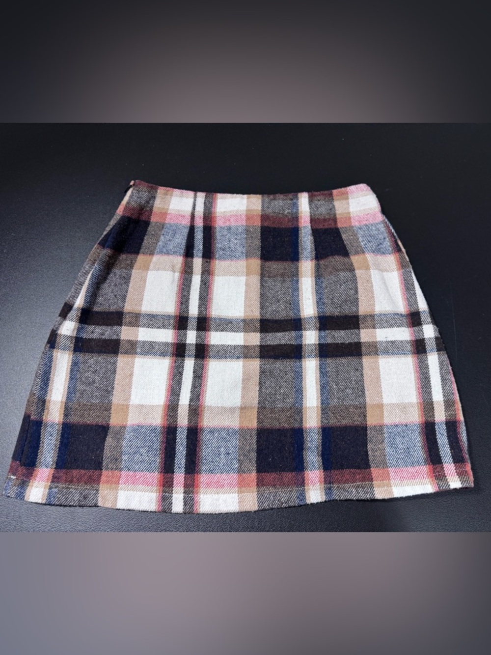 SHEIN Multicolor Plaid Mini Skirt Short Length Regular Size S Women